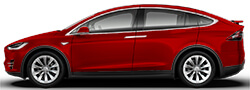 Tesla Model X Flame Red