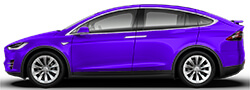 Tesla Model X Fuchsia