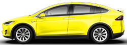 Tesla Model X Lucid Yellow